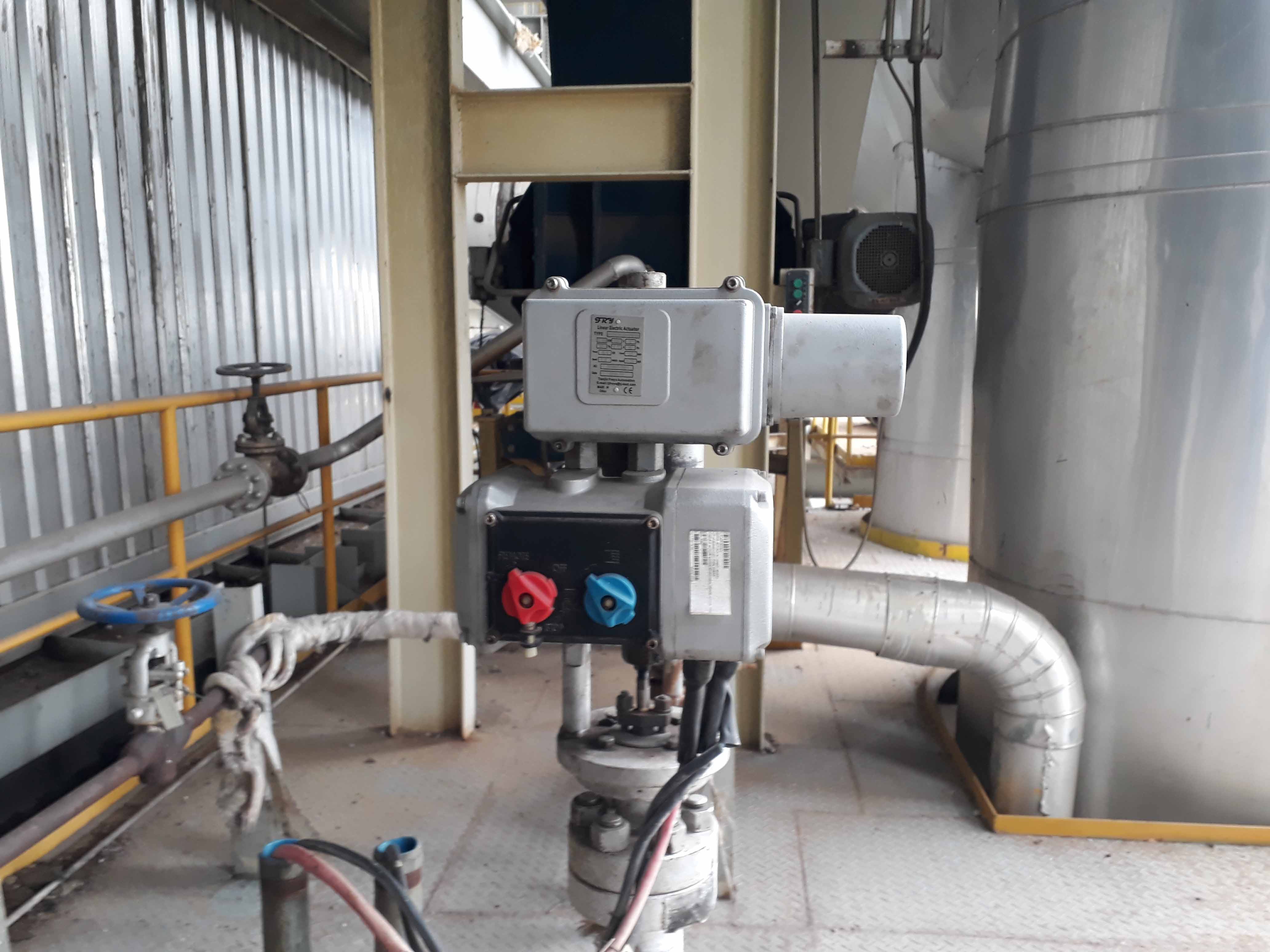 FRY Electric Actuator on site