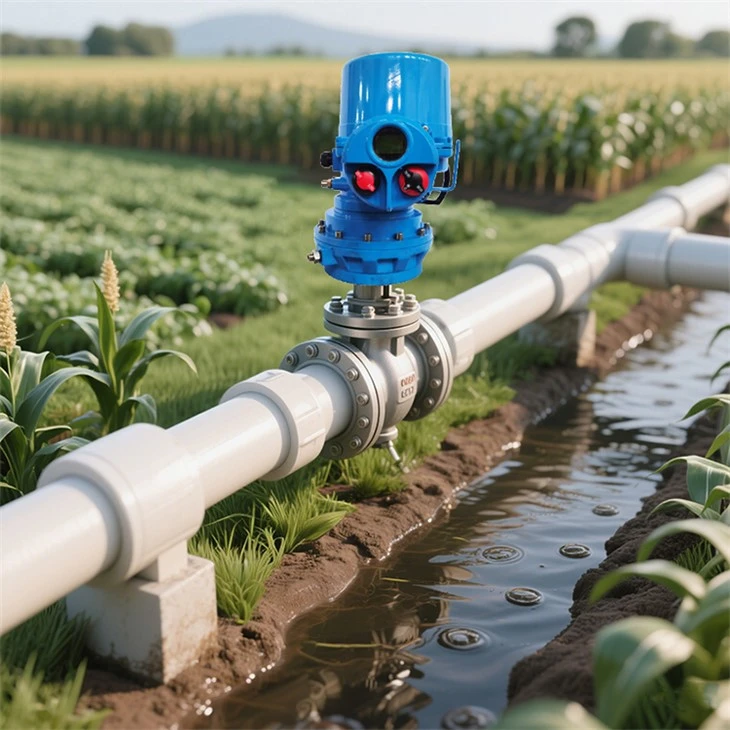 Part Turn Electric Actuator For Farmland Irrigation