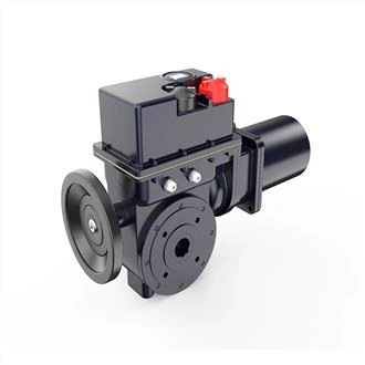 Actuator electric cu un sfert de tură, turație liniară, timp de călătorie, culoare, divizare pot fi personalizate